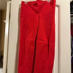 Bright Red Pants